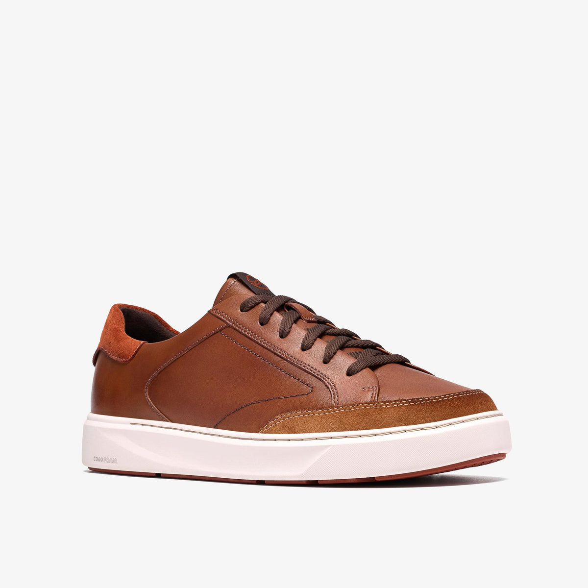 Code Tie Dark Tan Leather - US 7433