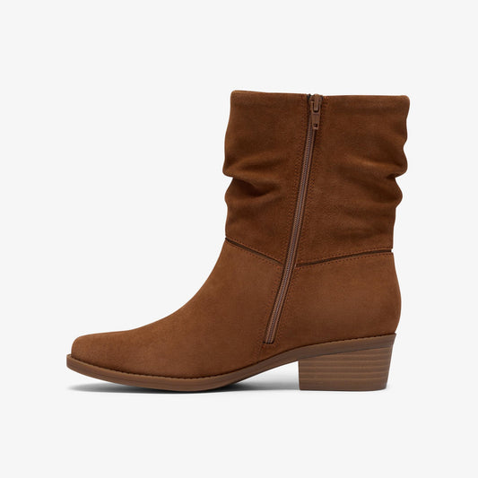 Danyelle Ruby Dark Tan Suede - US 3985