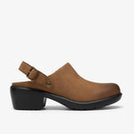 Kynnzie Mule Dark Tan Leather - US 0726