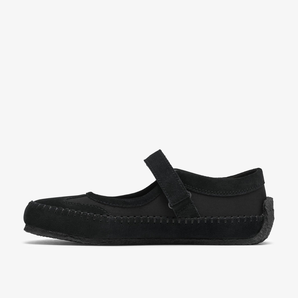Tor Low Bar Black Combination Suede - US 8325
