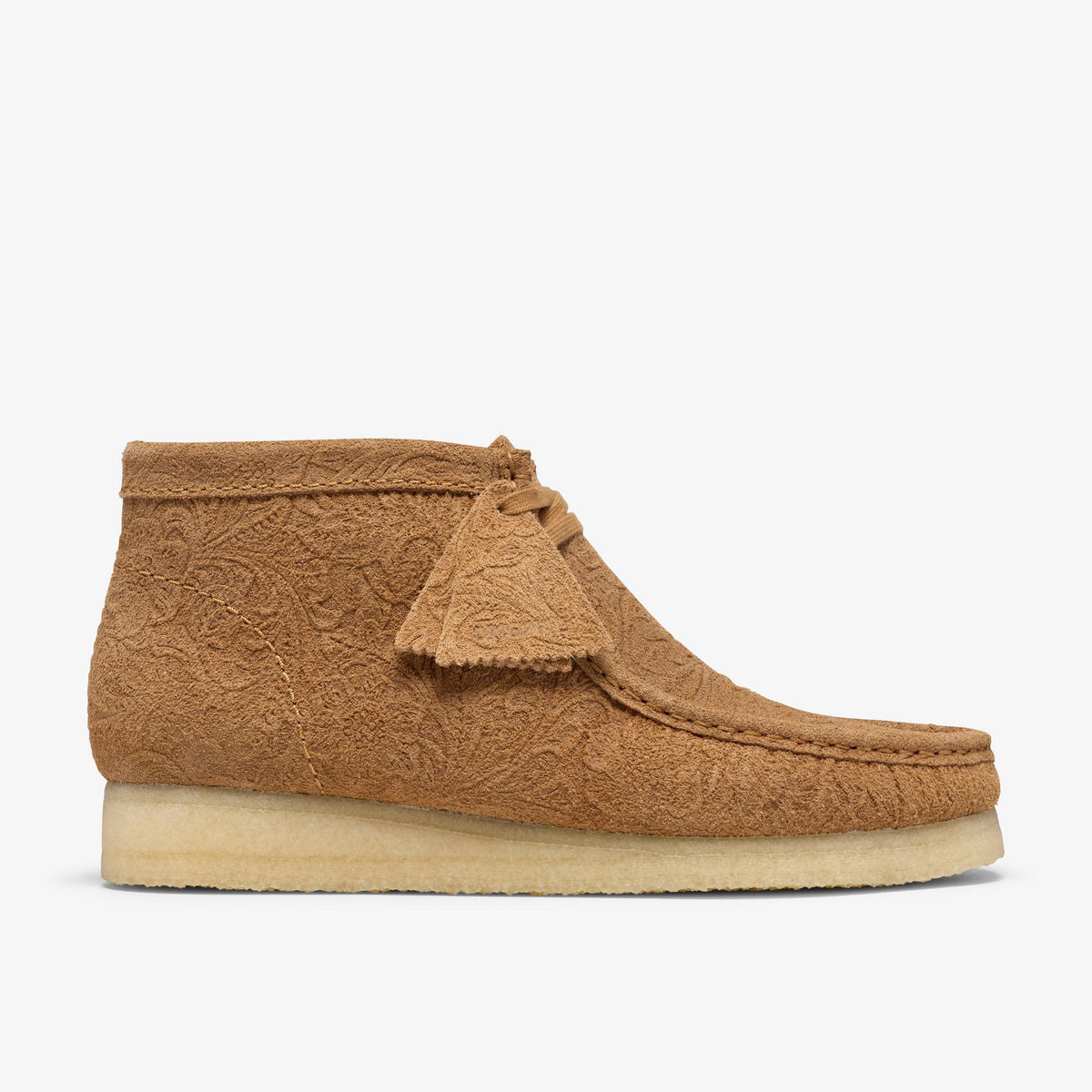 Wallabee Boot Light Tan Embossed - US 7044