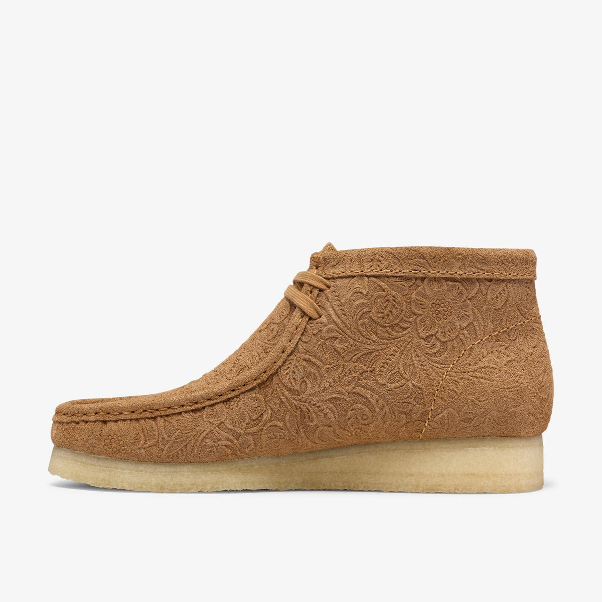 Wallabee Boot Light Tan Embossed - US 7044