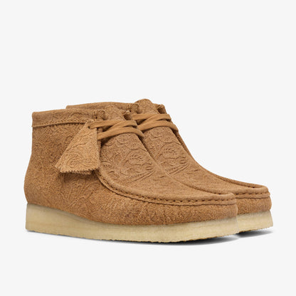 Wallabee Boot Light Tan Embossed - US 7044