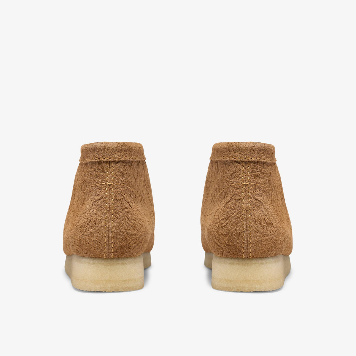 Wallabee Boot Light Tan Embossed - US 7044