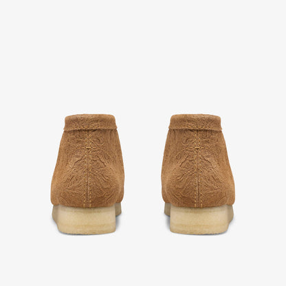 Wallabee Boot Light Tan Embossed - US 7044