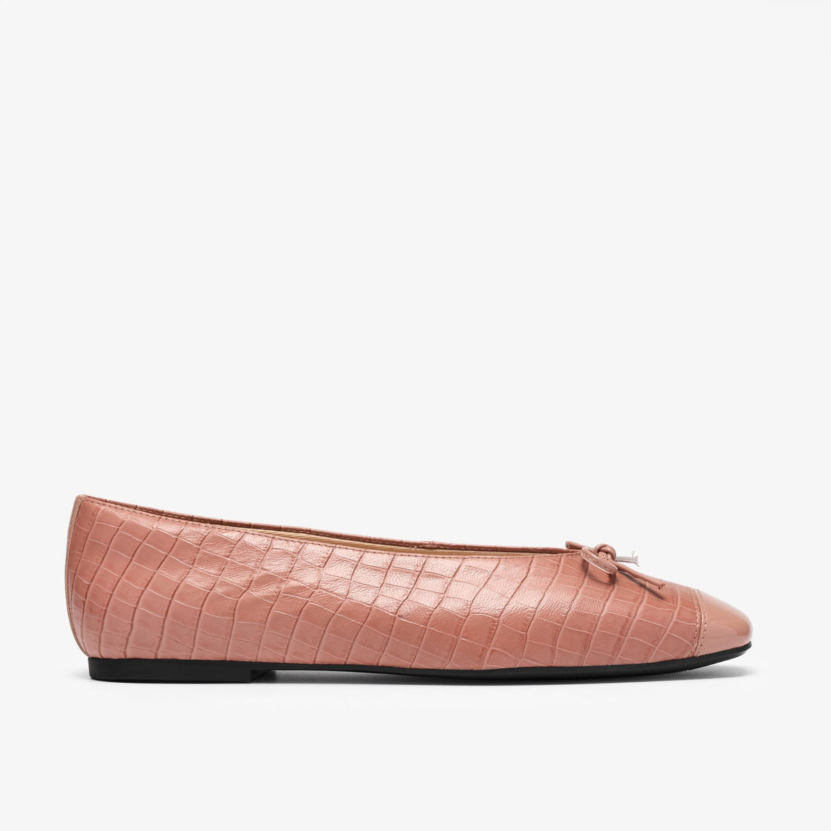 Befana Bow Light Pink Crocodile - US 1865