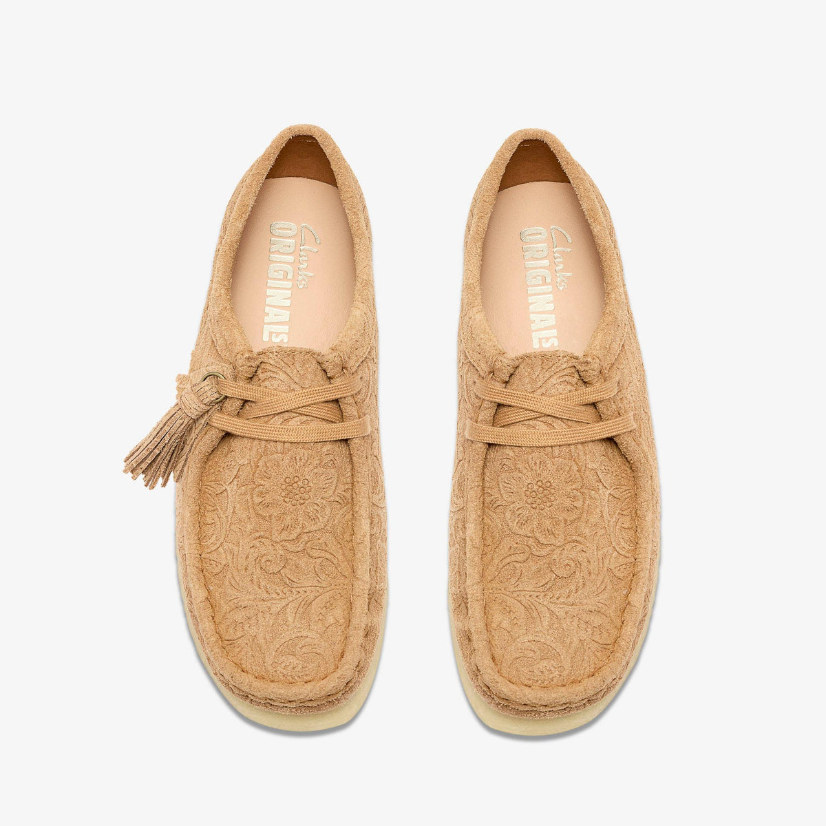 Wallabee Light Tan Embossed - US 5169