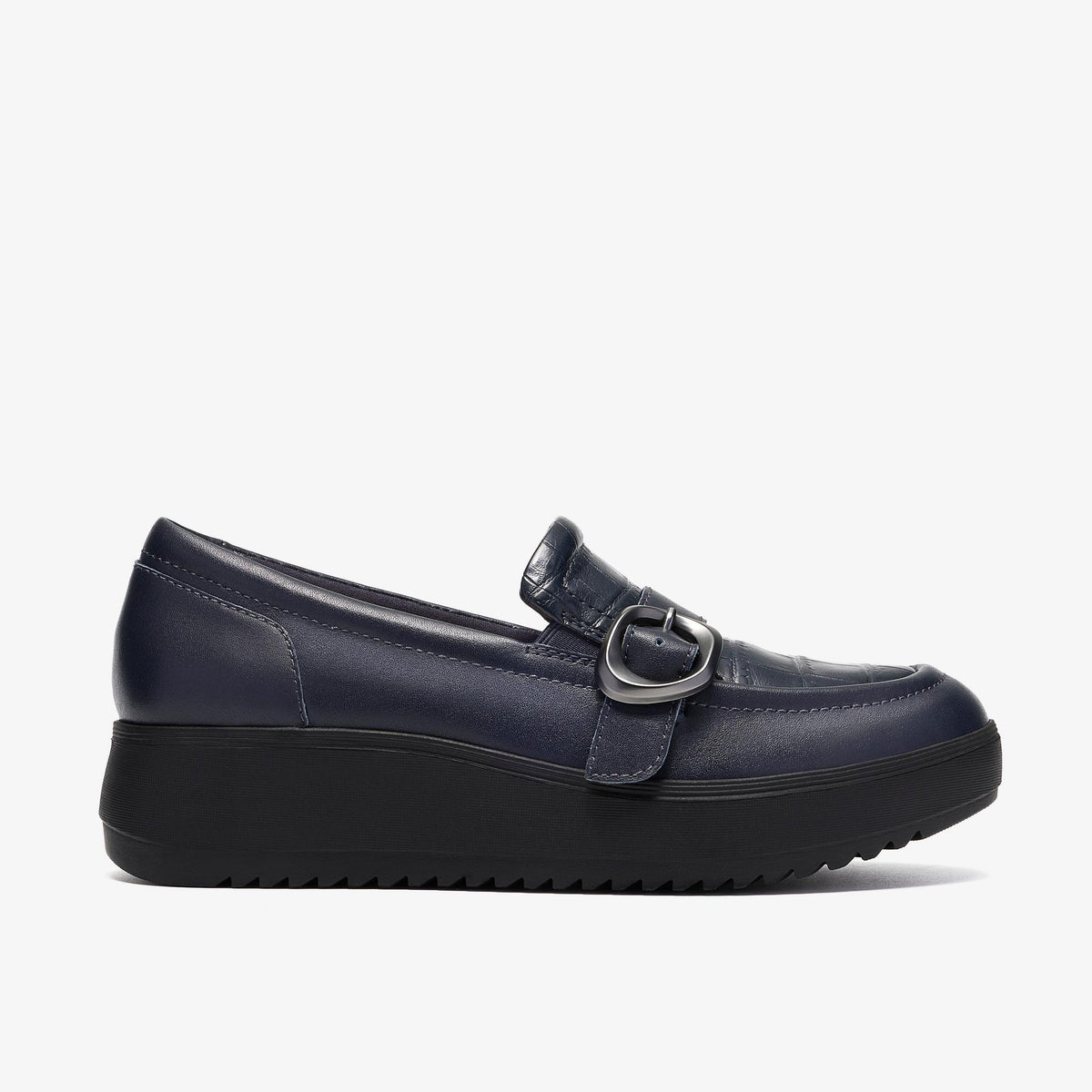 Zylah Vine Navy Combination Leather - US 8019