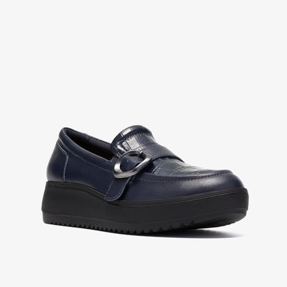 Zylah Vine Navy Combination Leather - US 8019