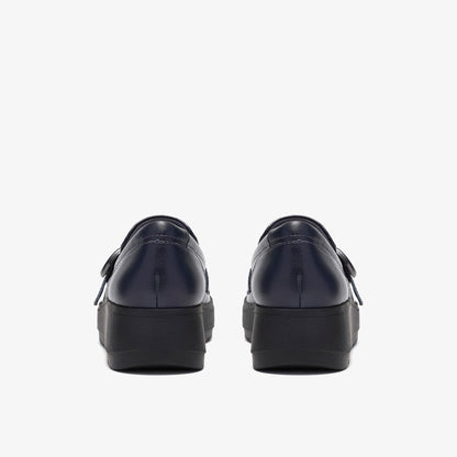 Zylah Vine Navy Combination Leather - US 8019