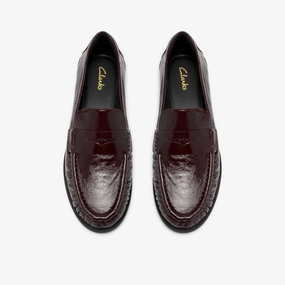 Alixea Walk Burgundy Patent - US 3046